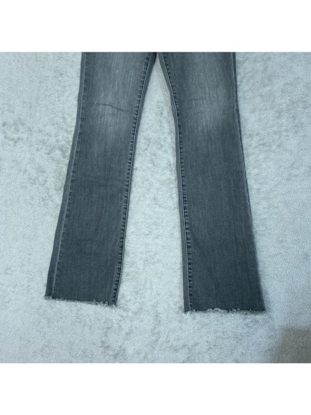 Joe's Jeans Women's 29 Gray Boot cut Jeans Raw Hem P0882 - Picture 9 of 12